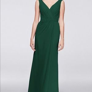 2 Chiffon Bridesmaid Dresses! Blue and green
